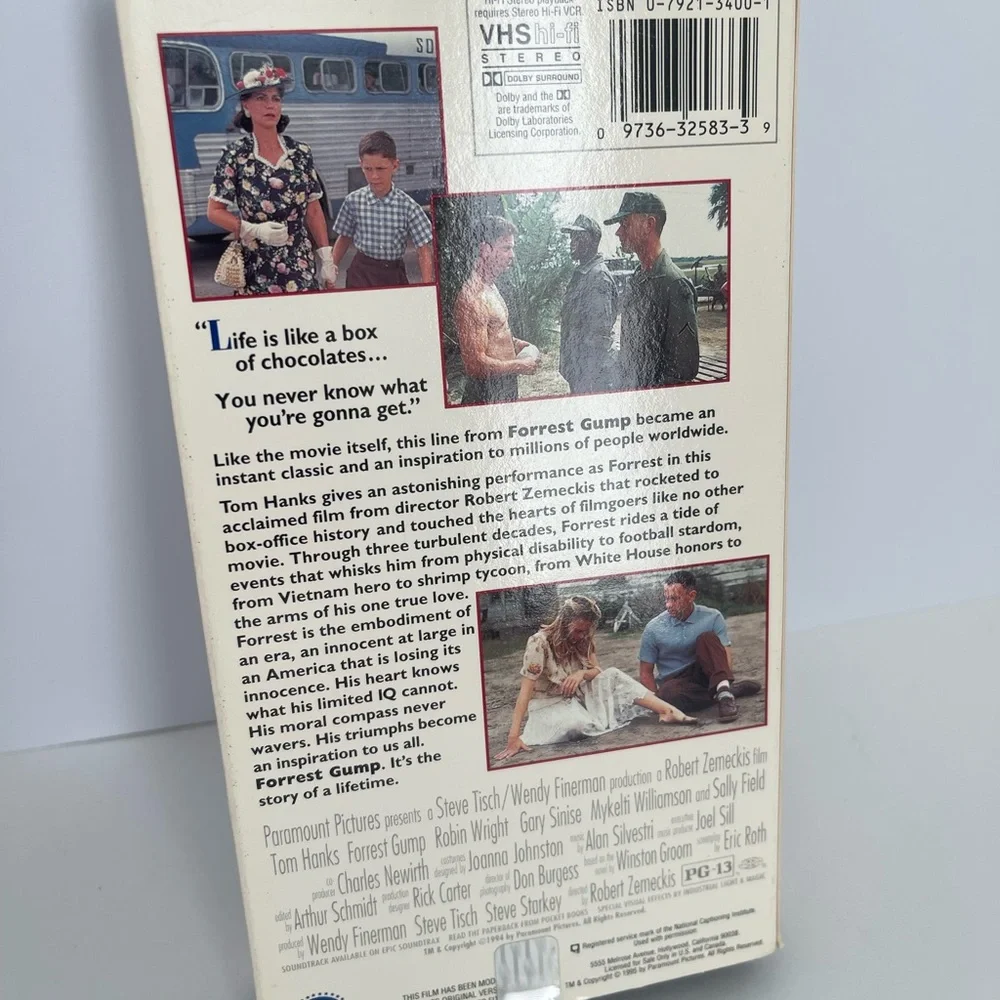 Forrest Gump Paramount VHS 1995 Original